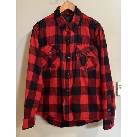 Z1R‎ Duke Shirt Jacket Concealed Carry Plaid Flannel Button Up Large Pockets - Picture 1 of 8